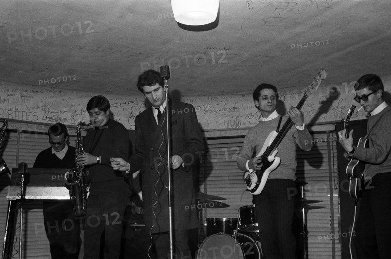Eddy Mitchell, Aldo Martinez and Jacques Dutronc, 1965