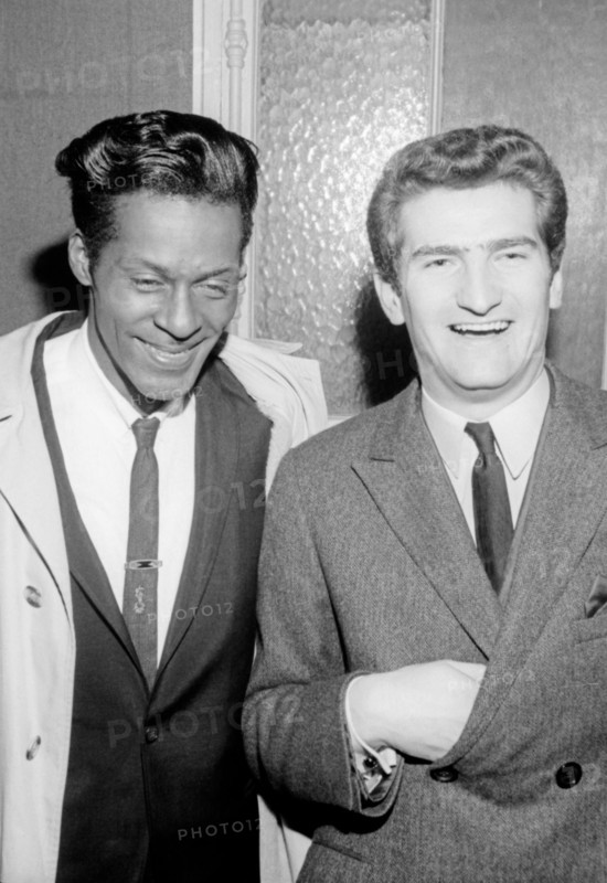 Chuck Berry and Eddy Mitchell, 1965