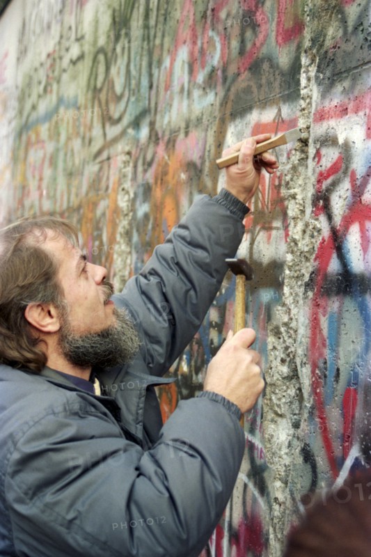 After the Fall of the Berlin Wall, November 1989