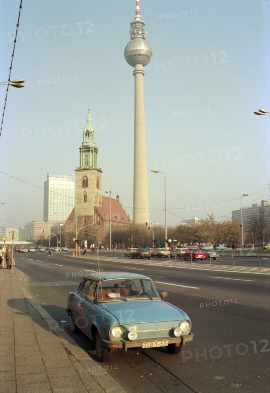 Berlin après la chute du Mur, en novembre 1989