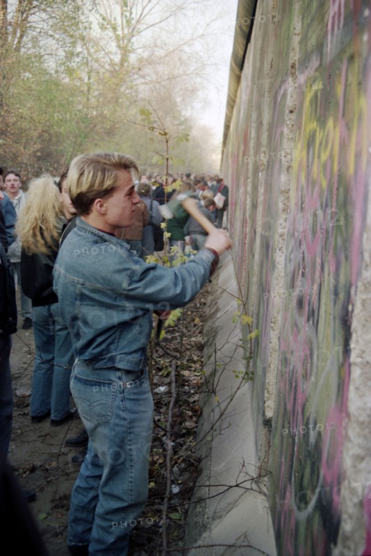 After the Fall of the Berlin Wall, November 1989