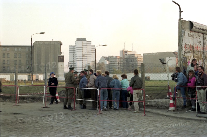 Berlin après la chute du Mur, en novembre 1989