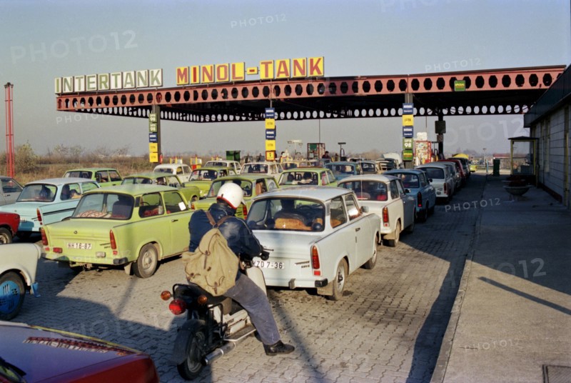 After the Fall of the Berlin Wall, November 1989