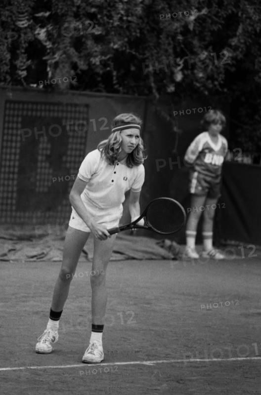 Steffi Graf at the 1983 French Open