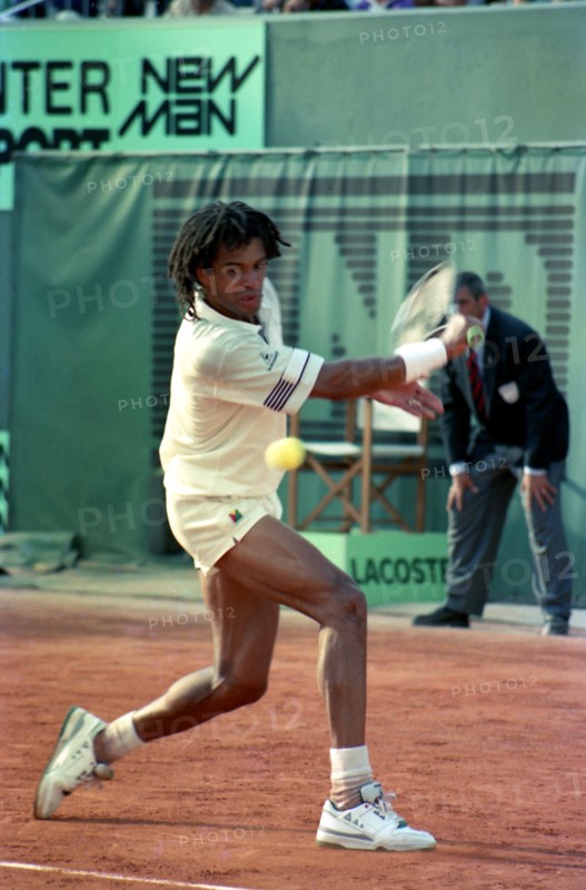 Yannick Noah at the 1990 French Open