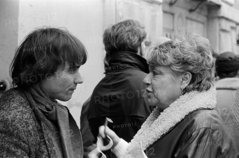 Yves Simon and Simone Signoret, 1985