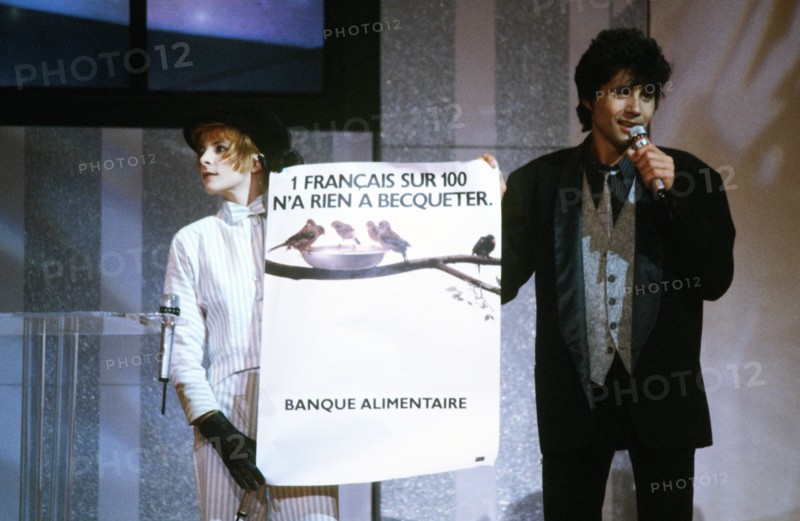 Mylène Farmer and Jean-Luc Lahaye