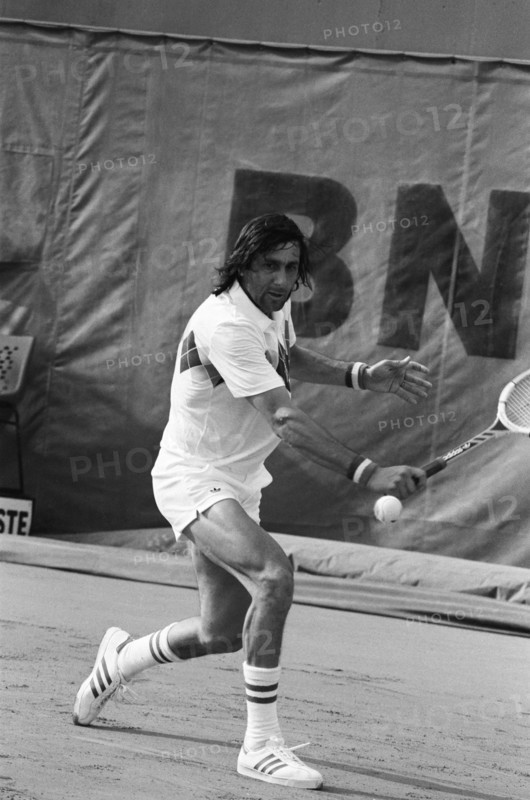 Ilie Nastase at the 1982 French Open