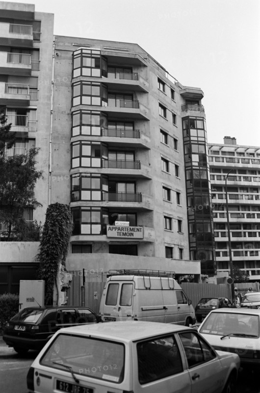 Construction of a building in Paris