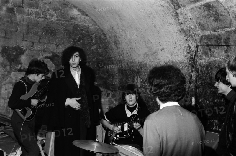 Hector and the French rock band Les Tarés, 1964