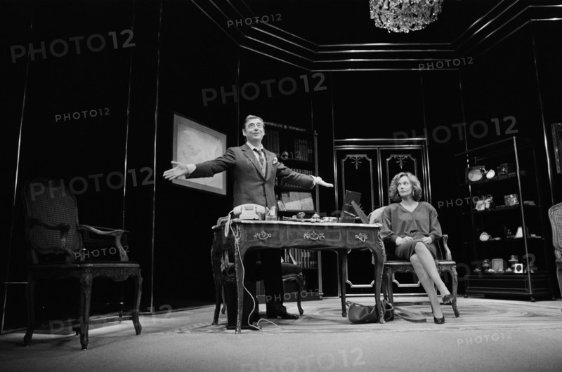 François Périer and Caroline Cellier, 1985