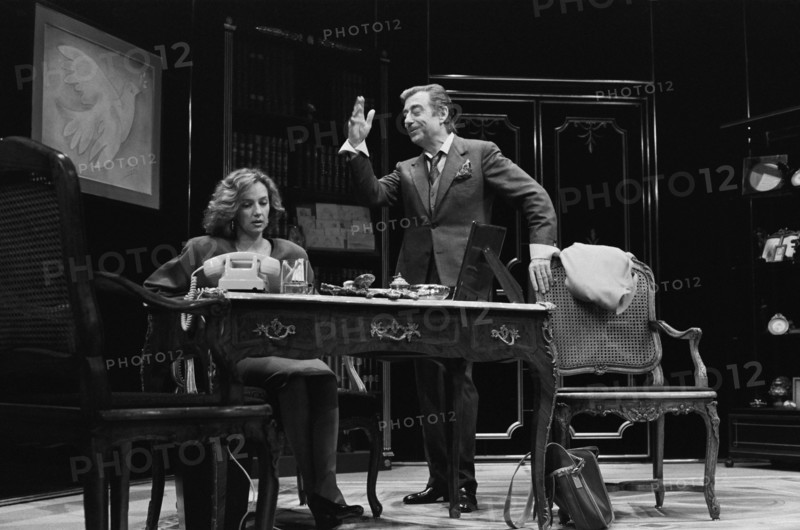 François Périer, Caroline Cellier and Bernard Haller, 1985