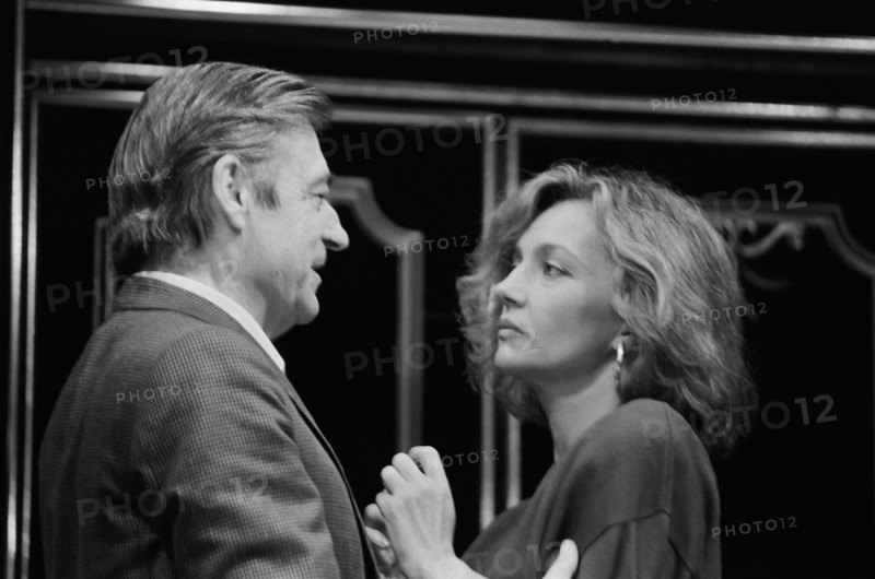 François Périer and Caroline Cellier, 1985