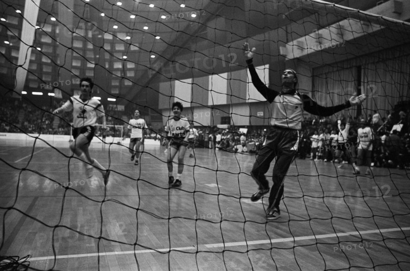 Match de football au bénéfice des Restaurants du Coeur, le 5 février 1986
