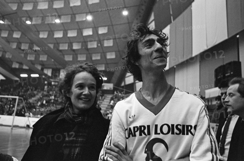 Match de football au bénéfice des Restaurants du Coeur, le 5 février 1986