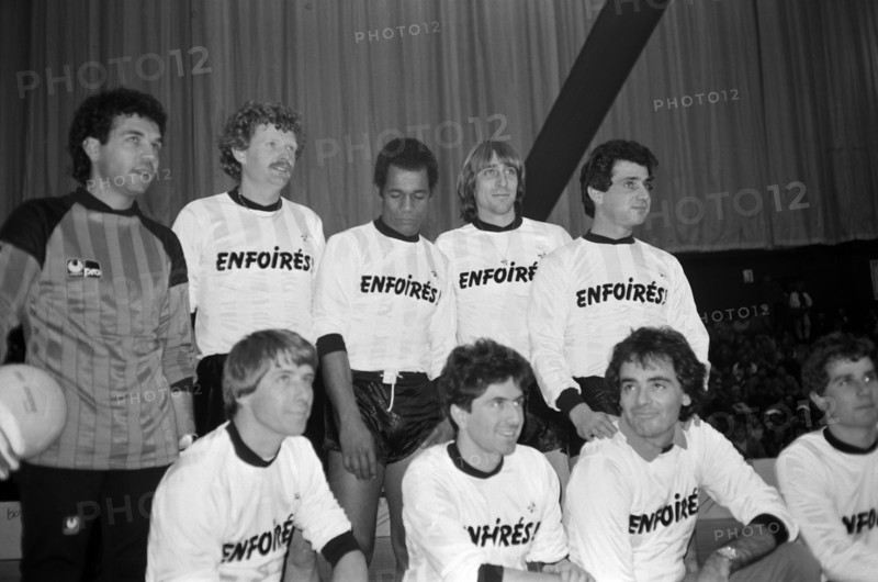 Charity football match, 1986