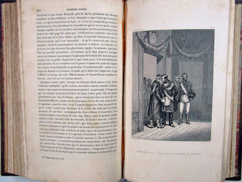 Napoleon at the Lodge in Faubourg Saint-Marcel