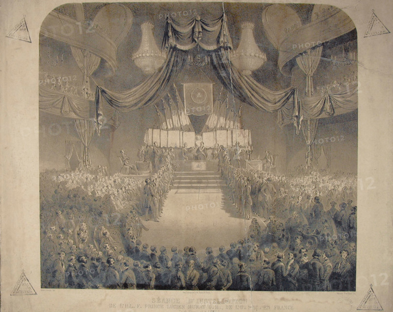 The inaguration of Prince Murat on 25th February 1852