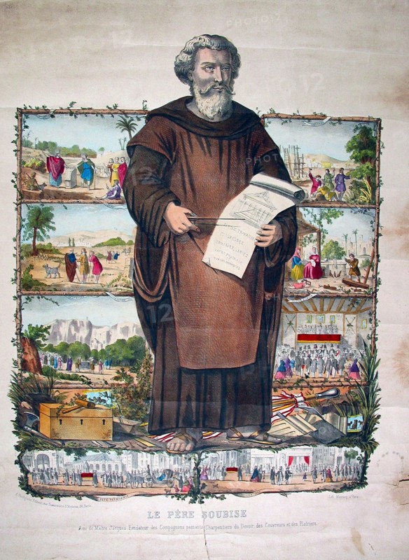 Monrocq graveur, Agricol Perdiguier imprimeur, Le Père Soubise, Paris