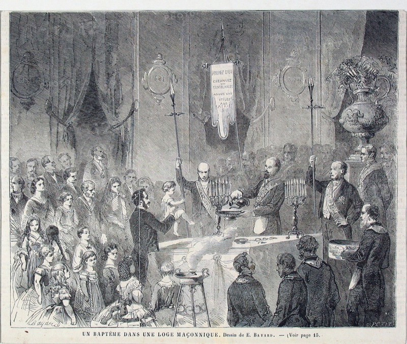 Masonic Baptism at La Persévérante Amitié Lodge in Paris