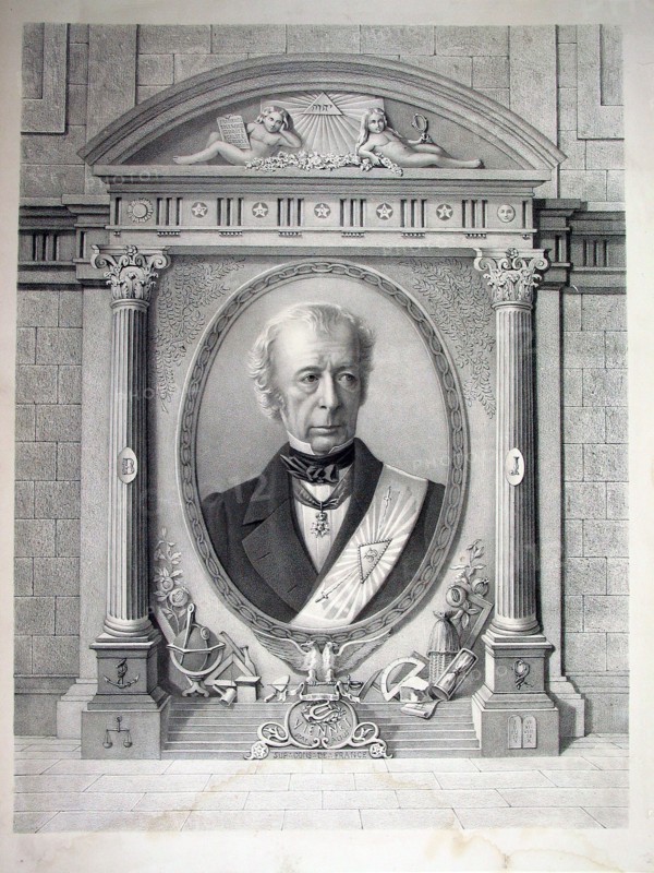 Portrait of Jean-Pons Viennet, A. Sauvaire