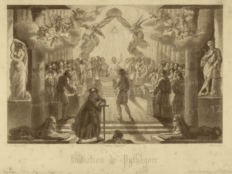 The Initiation of Pythagore, Prévost and Bodin