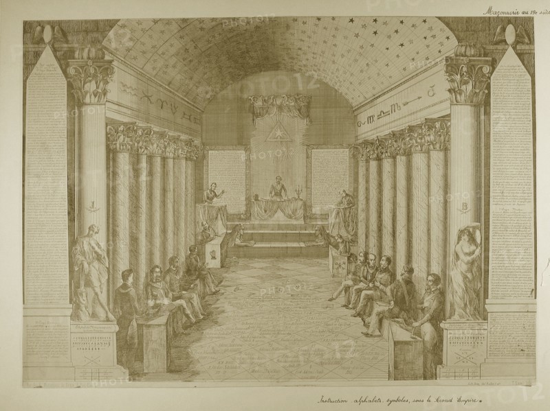 Instructions, alphabets, symbols under the Second Empire, T.Laval