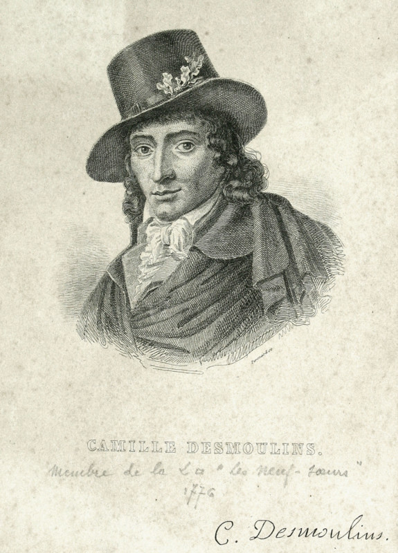 Peronaud, Portrait de Camille Desmoulin