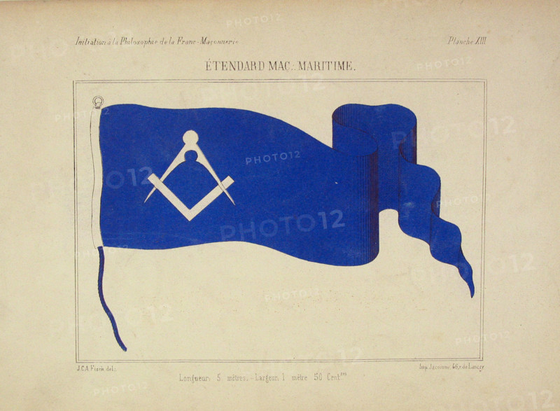 Masonic maritime standard, P. Maillot