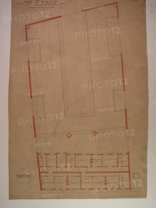 Plans du Grand Orient de France, 5e étage