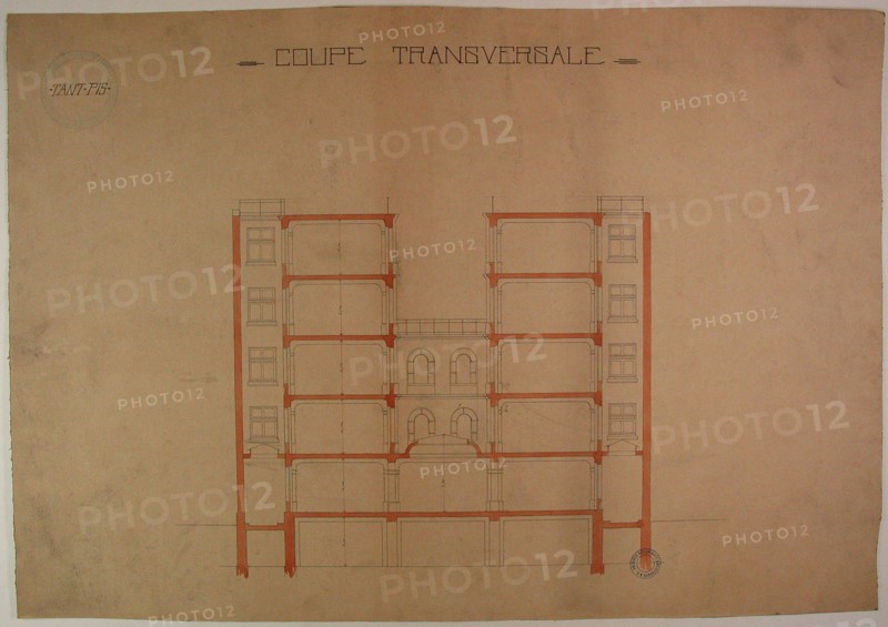 Plans du Grand Orient de France, coupe transversale