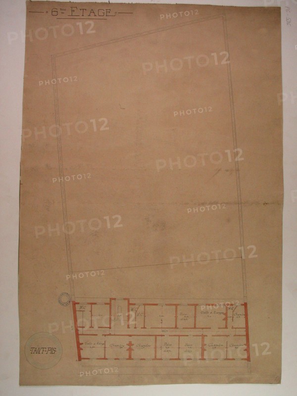 Plans du Grand Orient de France, 6e étage