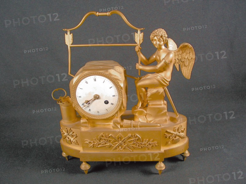 Pendule Empire en bronze.