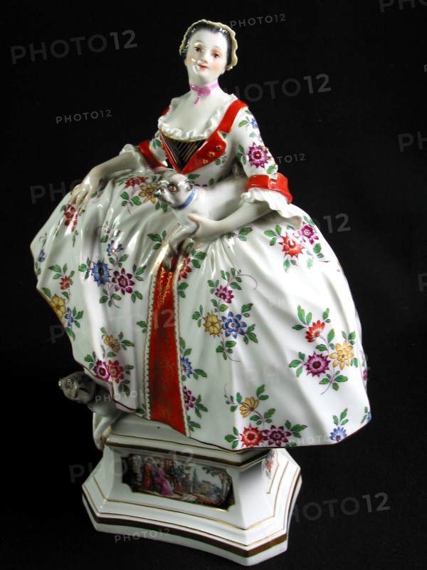 Meissen (Saxony) porcelain figurine.