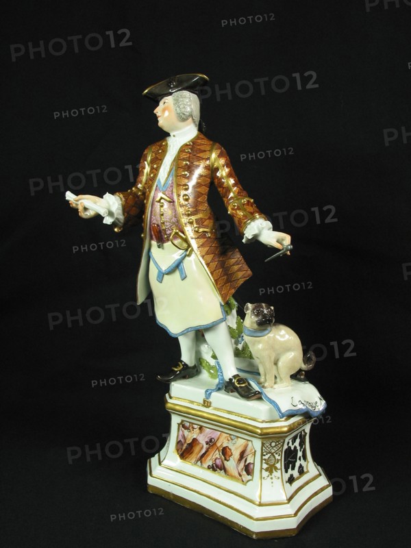 Meissen (Saxony) porcelain figurine.