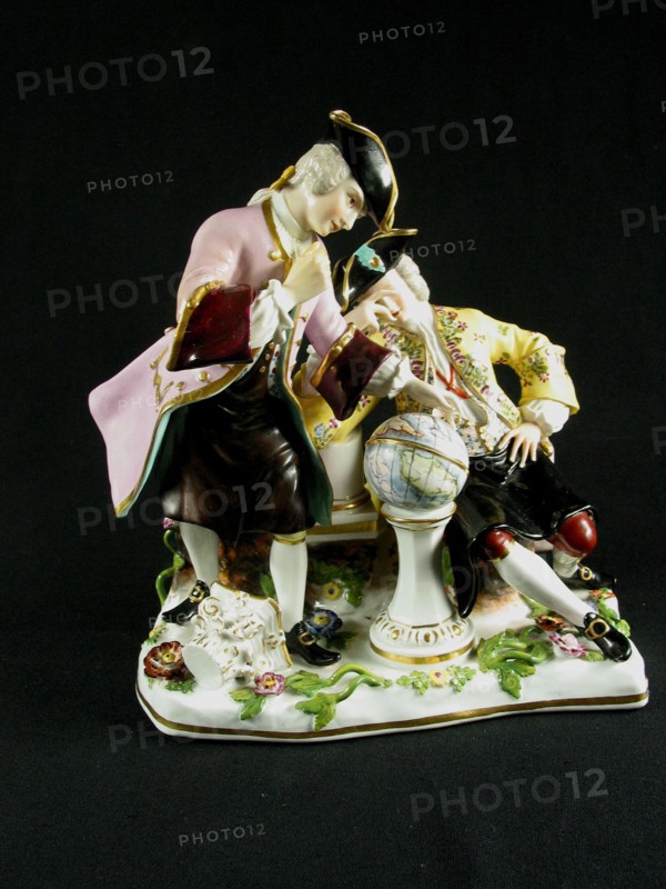 Meissen porcelain figurines.