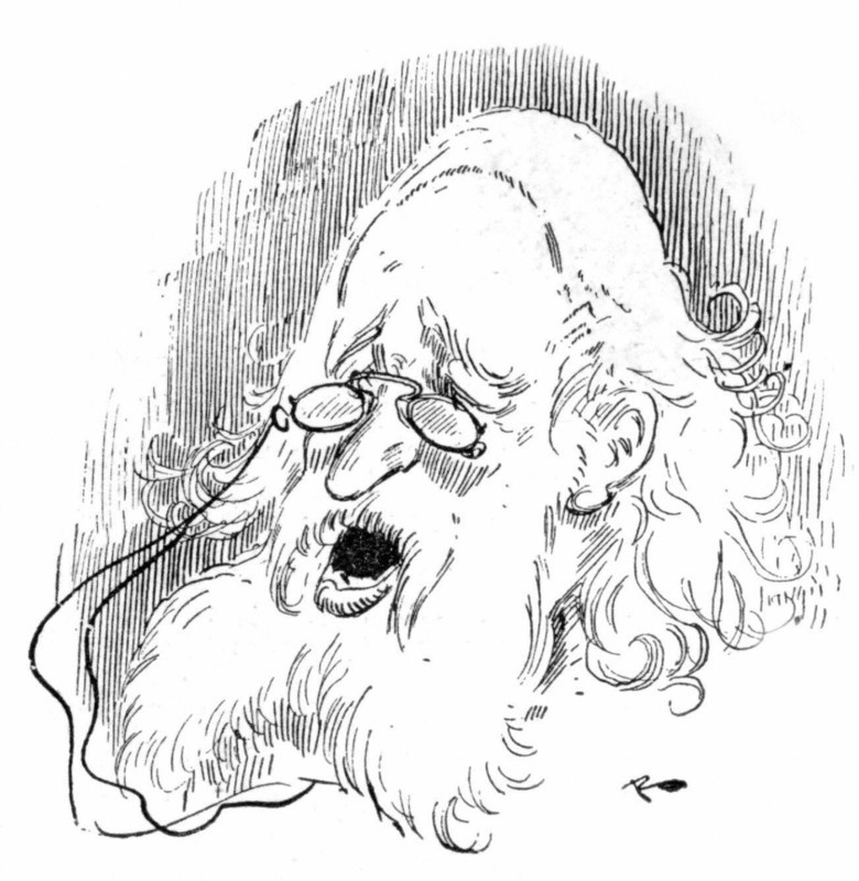 Professor of the opposing class, illustraiton by Robida