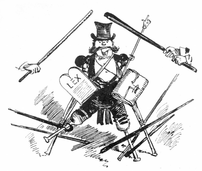 Le gouvernement, illustration de Robida