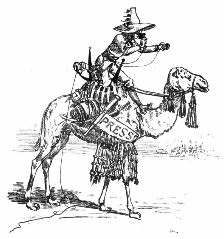 Le correspondant de L'Epoque, caricature