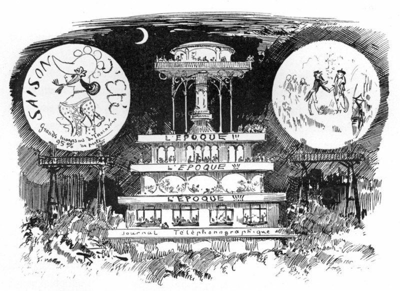 The offices of TheTimes, caricature