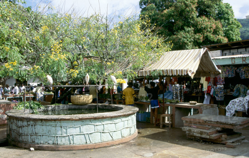 LOCAL MARKET, VICTORIA, MAHE, SEYCHELLES