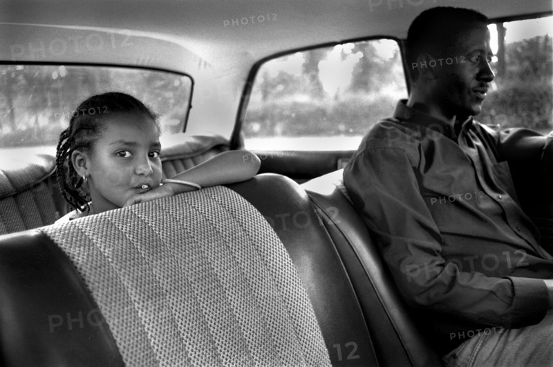 Girl in car
