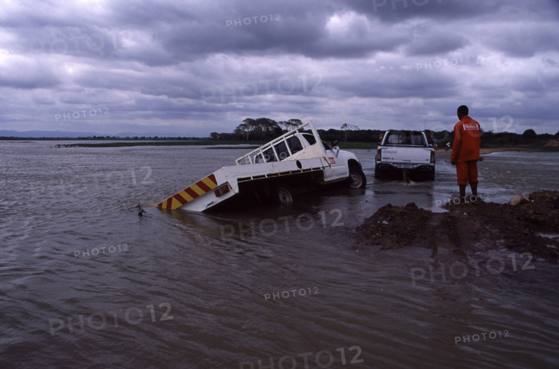 vehicle in the water