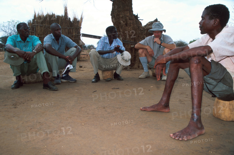 Newfrontiers team with Kaitano resident
