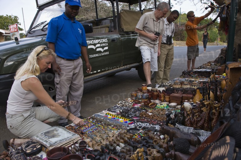 Touristes avec "Thompsons tours", Afrique du Sud