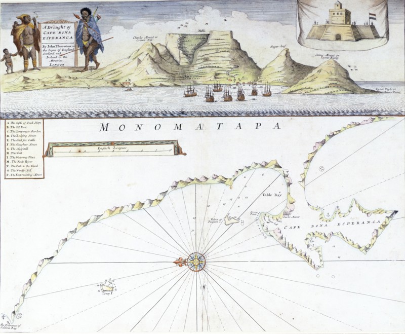 Thornton, Carte du Cap de Bonne Espérance