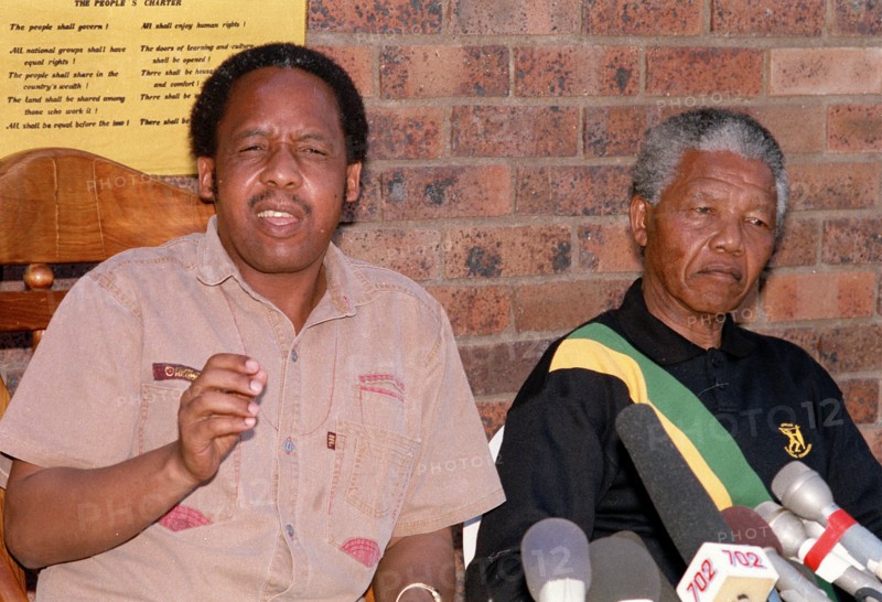 Chris Hani avec Nelson Mandela