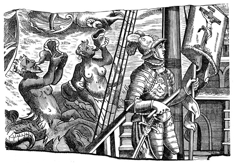 Christopher Columbus going to America