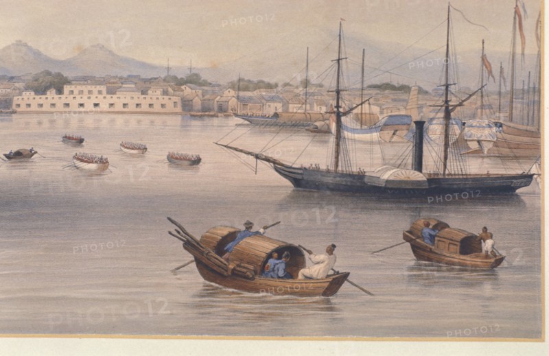 Shanghai harbour c.1875
