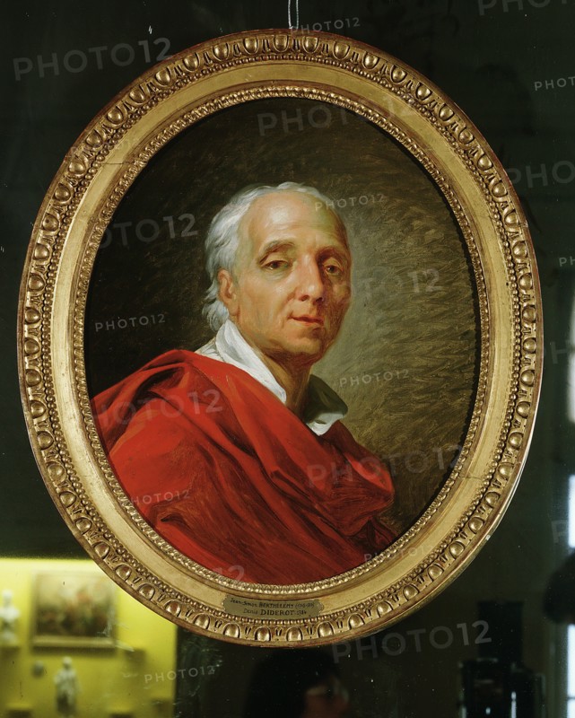 Portrait de Denis Diderot (1713-1784) par Antoine Barthélémy (1743-1811)
Diderot était un homme de lettres français, auteur de l'Encyclopédie